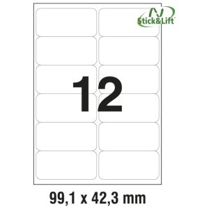 Etikete ILK  99,1×42,3mm odljepljive pk25L Zweckform L4743REV-25