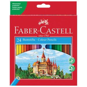 Boje drvene  24boje Faber-Castell 120124 blister