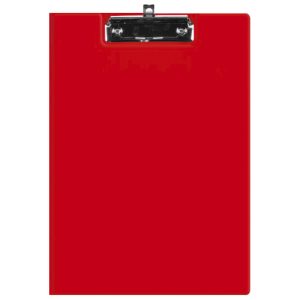 Ploča klip s preklopom+kvačica A4 kartonski pp Fornax crvena