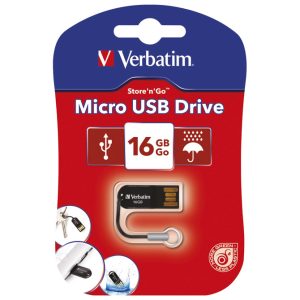 Memorija USB 16GB 2.0 Store’n’Go Micro Verbatim 44050 crna blister!!