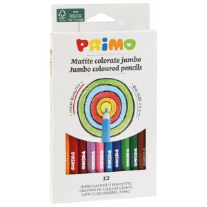 Boje drvene 12boja Jumbo Primo CMP.510MAXI12E blister