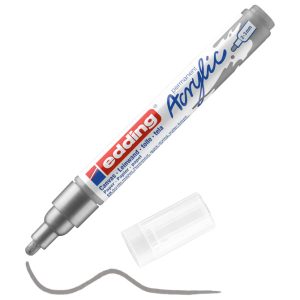 Marker akrilni 2-3mm Edding 5100923 srebrni