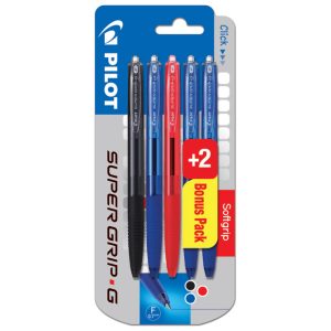 Olovka kemijska Super Grip G Retractable pk3 + 2xolovka kemijska gratis Pilot sortirano blister!!