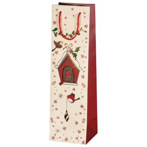 Vrećice ukrasne-boca 10,5x36x10cm novogodišnje Winter birds Herlitz 40048437!!