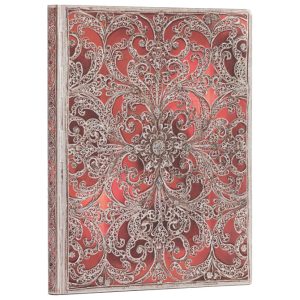 Notes 18x23cm-ultra crte 88L s gumicom Silver Filigree Collection Flexis Paperblanks FB9401-2!!