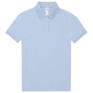 Majica kratki rukavi B&C MyPolo180 Women 180g svijetlo plava XL