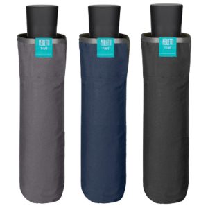 Kišobran ručni sklopivi s gumiranom drškom Time Perletti 26337 sortirano