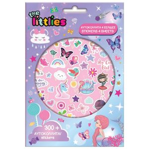 Blok s 300 naljepnica Littlies Girl Diakakis 000646871